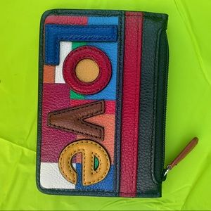 💙 Brighton LOVE Patch card/coin case ❤️ From the FASHIONISTA Collection!